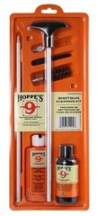 Hoppe’s SGO12B #9 Cleaning Kit w/ Aluminium Rod 12 Gauge Clamshell
