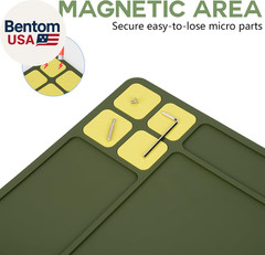 Gun Cleaning Mat, Pistol Mat, Anti-Slip Rubber Gun Mat, Magnetic Pistol Cleaning