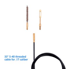 Gun Cleaning Kit .17 .22/.223/5.56MM .243 .280 .30 MultiCaliber Brushes in Bag
