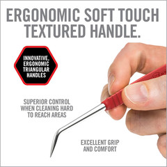 Stainless Steel Gun Cleaning Picks for Firearm Cleaning and Maintenance – Set of