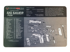 Ultimate Arms Gear Firearm Work/Cleaning Mat Compatible with Sig P229 Pistols