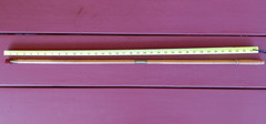 VINTAGE HIBBARD WOOD & BRASS SHOTGUN CLEANING ROD 2 PIECES 37″ TOTAL LENGTH