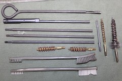 US Military Issue Rifle and Pistol Gun Cleaning Kit A2 Buttstock Pouch .223 5.56