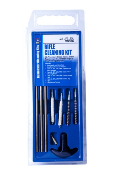 Gunmaster 13 Piece Rifle Cleaning Kit in Durable Clamshell