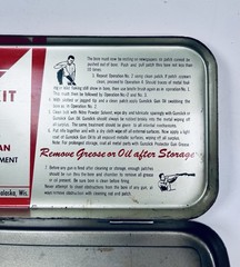 Vintage Outers Rifle Cleaning Kit No 477 Metal Tin Gunslick Patches USA