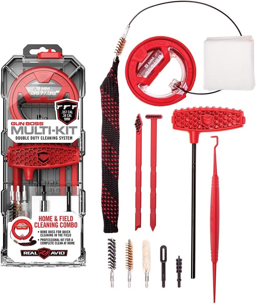 9mm Gun Cleaning Kit 9mm .357 & .38 Caliber Handguns Complete Glock Cleaning Kit