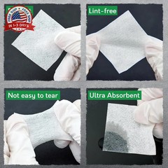 Gun Cleaning Supplies – Cleaning Patches and Cotton Swabs, 6″ Long Cotton Swab &