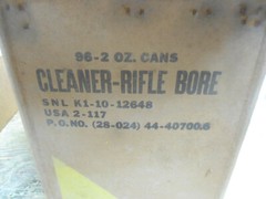 US Army WWII 2 oz. Bore Cleaner (S. C. Johnson & Son, INC)