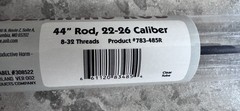 Tipton Deluxe 1-Piece Carbon Fiber Cleaning Rod 22-26 cal 44″