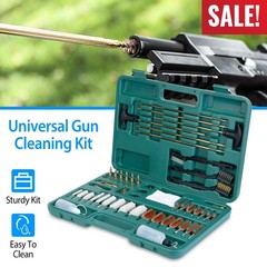 Universal Gun Cleaning Kit Gun Cleaning Brushes Mops Muff Guard w/ Carrying Case