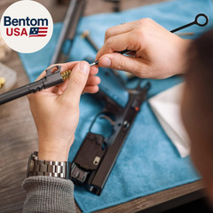 2 Set 9Mm Handgun Cleaning Kit Bronze Nylon Bore Brush with Nylon Cleaning Rod