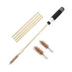 Shotgun Cleaning Kit for 12, 20, 410 Gauge Bronze Brushes, Brass Adaptor, Cot…