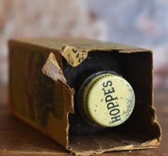 Vintage Hoppes Trade Nitro Powder Solvent No 9 Bottle in Original Box