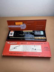 Marble’s Gun Cleaning Kit #726 .22 cal pistol Steel Case NOS – Clean & Complete!
