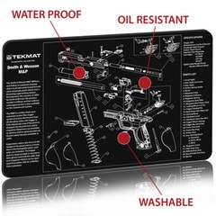Tekma Sig Sauer P320 PISTOL Bench Mat- 3mm Soft Mat – 11 x 17 inch – BONUS TOWEL