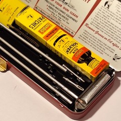 Vintage Outers Rifle Cleaning Kit No. 477 in Original Metal Box With Manual