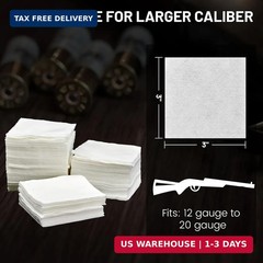 1800/1000/600 Gun Cleaning Patches – 2″ and 3″ Pre-Cut Cleaning Patch for Firear