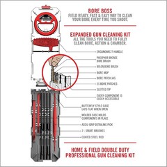 Real Avid Rifle Cleaning Kits – Complete Gun Snake Cleaning Kits with Rod, Bore