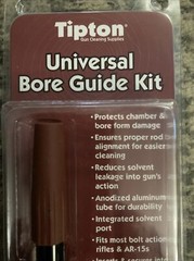 Tipton Universal Rifle Bore Guide Kit Gun Collar Bolt Action .17 To .30 Caliber