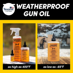 3-In-1 CLP Gun Oil, Lubricates & Preserves All Types of Firearms, Military-Grade