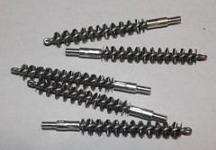 Lot of 5 steel bore brushes 30 30-06 308 7.62 (8-32 standard thread) Ships free