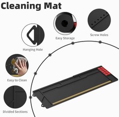 Large Gun Cleaning Mat for Rifle Shotgun Pistol, 36″ x 13″ Magnetic Cleaning …