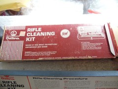 Pair of Vintage 1960s Outers Rifle Cleaning Kit, P-477, 22 Caliber in the box