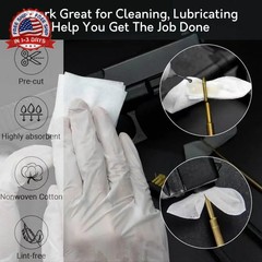 1800/1000/600 Gun Cleaning Patches – 2″ and 3″ Pre-Cut Cleaning Patch for Firear