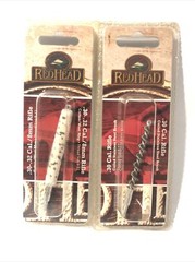 Redhead Rifle Bore Brush Set-Wool Mop & Stainless Brush .30 .32 Caliber 8mm New!