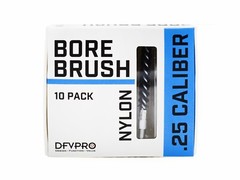 10 Pack- .25 Cal Nylon Bore Brushes for Gun Cleaning and Maintenance