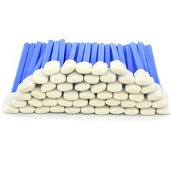 50pcs 5.11″ Square Rectangle Foam Cleaning Swab Sticks for Solvent Blue