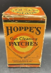 Vintage Hoppe’s Gun Cleaning Patches No 3 .270 -.35 Caliber Box Is Full 100