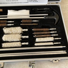 Universal Pro Gun Cleaning Kit Pistol Rifle Shotgun With Carrying Case New