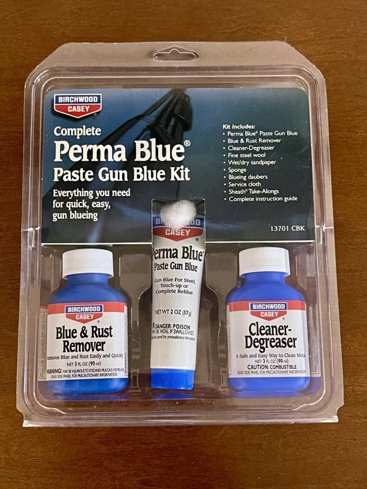 Birchwood Casey Perma Blue Paste Gun Blue Kit Complete 13701 New
