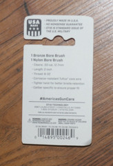 Otis 2 Pack Bronze & Nylon Cleaning Brush Set – .50 Caliber/12.7mm