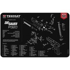 Illustrated Gun Cleaning & Repair Mat for Sig 11″ x 17″ Neoprene, FREE SHIPPING
