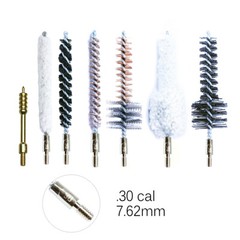MaximalPower 7PC Gun Cleaning Bore Brushes Combo -.22/.243/.270/.30cal
