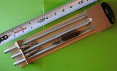 Vintage OUTERS Shotgun Cleaning Rod with Tips, 32″ Rod, Duraluminum
