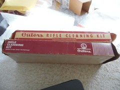 Pair of Vintage 1960s Outers Rifle Cleaning Kit, P-477, 22 Caliber in the box