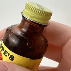 Vintage Bottle of Hoppe’s Nitro Powder Solvent No 9 Rust Bore Cleaning Half Full
