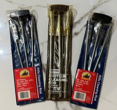 LOT OF 3 Outers Rifle & Shotgun Cleaning Rods NEW 41600, 41605 & 41700
