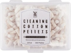 .22 Caliber Wool Cleaning Pellets – 300 Pack with Storage Box
