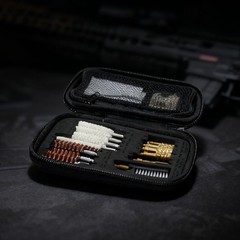 Universal Gun Cleaning Kit for Handguns .22 .357 9mm .40 .45 Cal Case