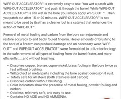 Wipe Out Accelerator by Sharp Shoot “R” Used by World Class Shooters!