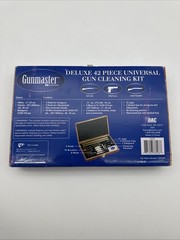 Gunmaster 42 Piece Universal Gun Cleaning Kit Wood Case New Rifle Shotgun Pistol