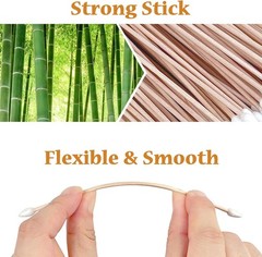 400/200 Ct 6 Inch Double-Ended Gun Cleaning Swabs with Bamboo Sticks – Ideal for