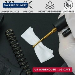 1800/900PCS Gun Cleaning Patches – Absorbent Lint Free Wipes, 2” Square Patches