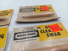 Brite Bore 22 27 25 Caliber No 1AS 7CS Gun Cleaning Brush 4 Pack vtg