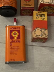Hoppe’s & Outers Gun Cleaning Supplies Lot Oil Solvent Patches Prevents Rust