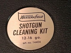Vtg Western Field Montgomery Ward SHOTGUN Cleaning Kit 12-16 Ga #14404 Complete